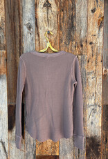 Dylan Dylan Brooks Button Top Brown