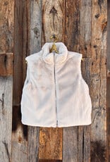 Dylan Dylan Classic Fur Vest Reversable Ecru