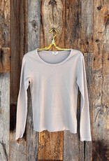 Dylan Dylan Cate Jude Rib LS Crewneck Harbor Grey
