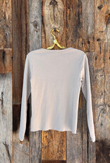 Dylan Dylan Cate Jude Rib LS Crewneck Harbor Grey