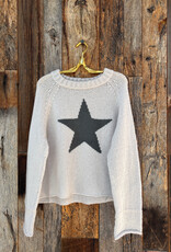 Wooden Ships Wooden Ships Star Raglan Crew Chunky Silver Pelt/Winter Green