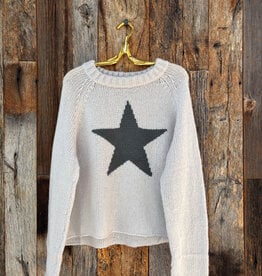 Wooden Ships Wooden Ships Star Raglan Crew Chunky Silver Pelt/Winter Green