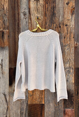 Wooden Ships Wooden Ships Star Raglan Crew Chunky Silver Pelt/Winter Green