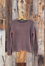 Wooden Ships Wooden Ships Liam Ribbed Crew Chunky Dark Dusk