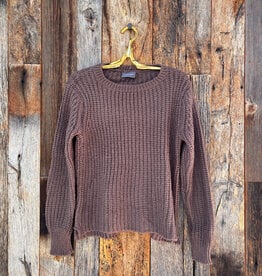 Wooden Ships Wooden Ships Liam Ribbed Crew Chunky Dark Dusk
