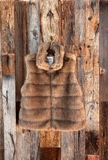 Dylan Dylan Luxe Fur Vest Brown