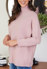 Milio Milano Milio Milano Turtleneck Sweater Antique Rose
