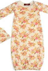 Milkbarn Milkbarn Organic NB Gown & Hat Vintage Floral