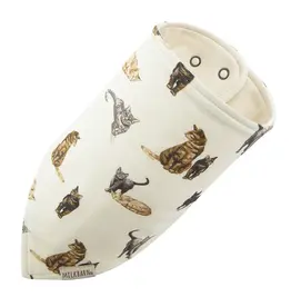 Milkbarn Milkbarn Cotton Stretch Kerchief Bib Cat