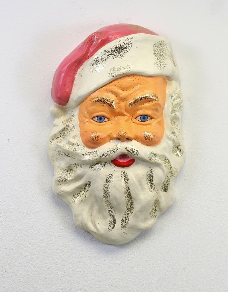 Cody Foster Cody Foster Jolly Santa Wall Decor Pink