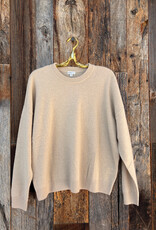 Minnie Rose Cashmere Oversized Sweater Brn Sgr