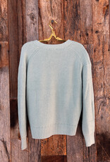 Lilla P Lilla P Relaxed Side Vent Cardigan Frost