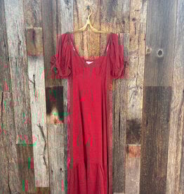 Saltwater Luxe Saltwater Luxe Merle Midi Dress Scarlet