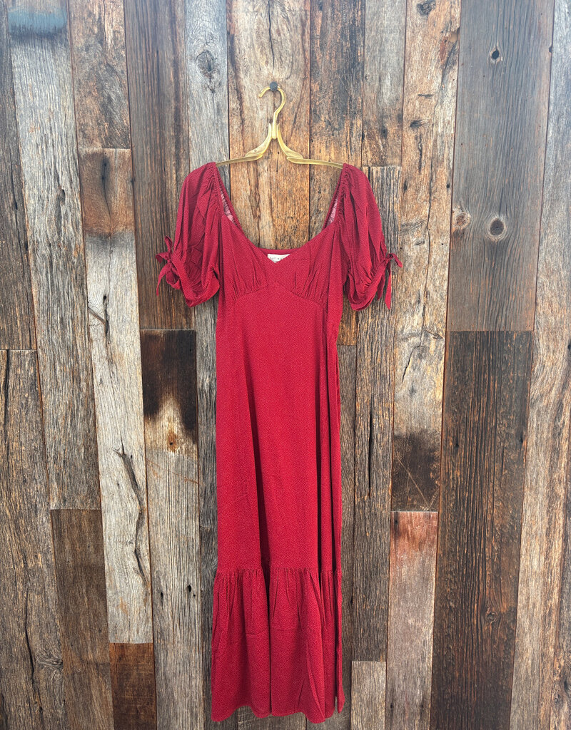 Saltwater Luxe Saltwater Luxe Merle Midi Dress Scarlet