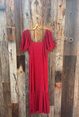 Saltwater Luxe Saltwater Luxe Merle Midi Dress Scarlet