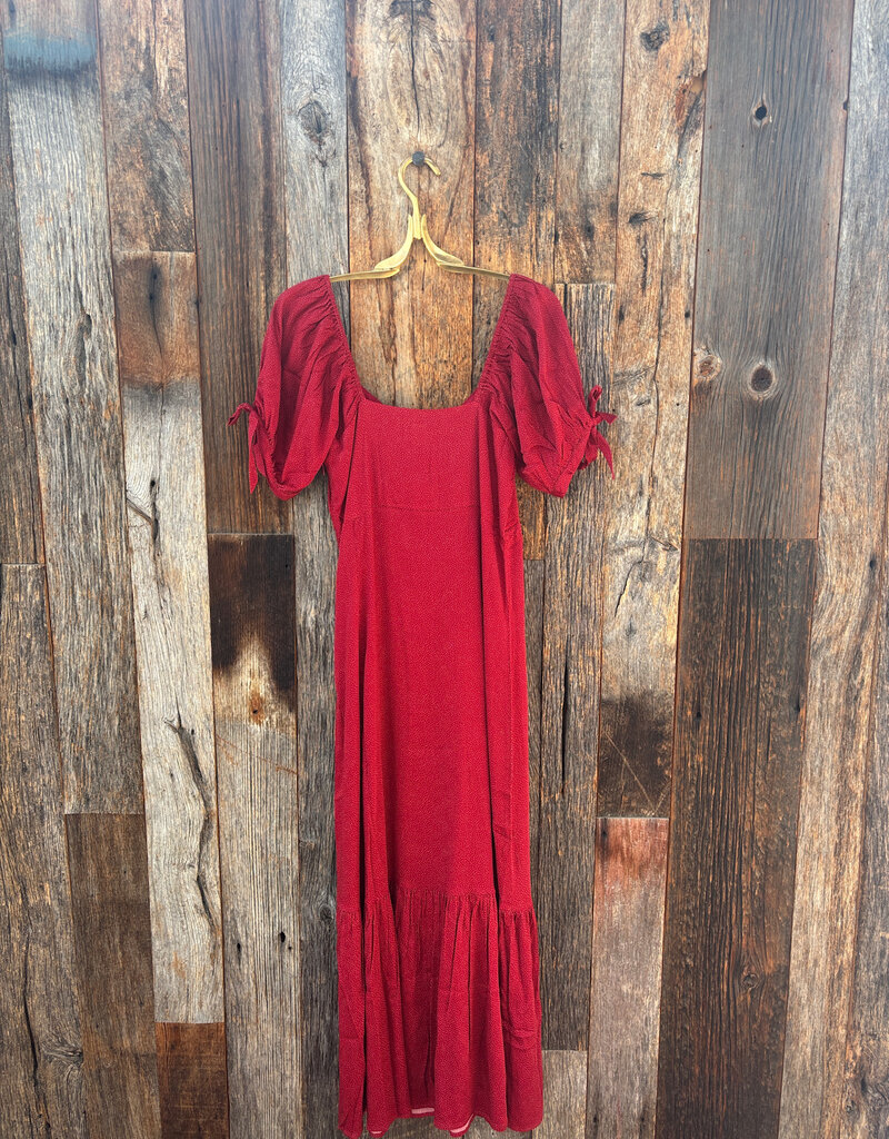 Saltwater Luxe Saltwater Luxe Merle Midi Dress Scarlet