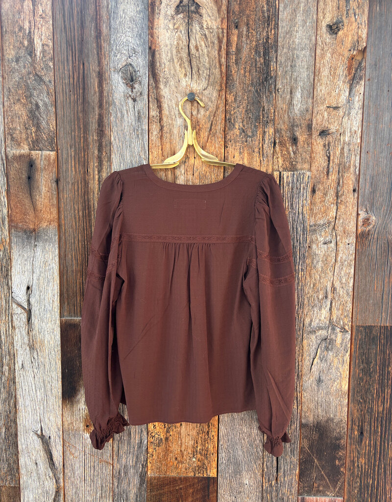 Saltwater Luxe Saltwater Luxe Lyrra Top Chocolate