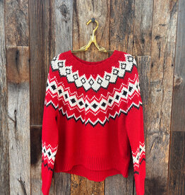 Z Supply Z Supply Adornment Sweater Festive Red
