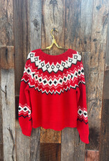 Z Supply Z Supply Adornment Sweater Festive Red