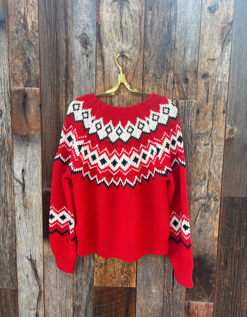 Z Supply Z Supply Adornment Sweater Festive Red