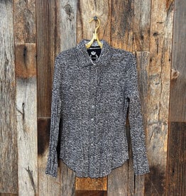 Cino Cino Zanzibar Dot Black Button Down Shirt