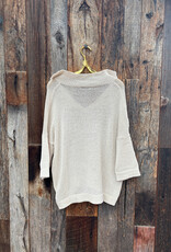 Wooden Ships Wooden Ships Emory 3/4 Sleeve Sweater Almond Butter