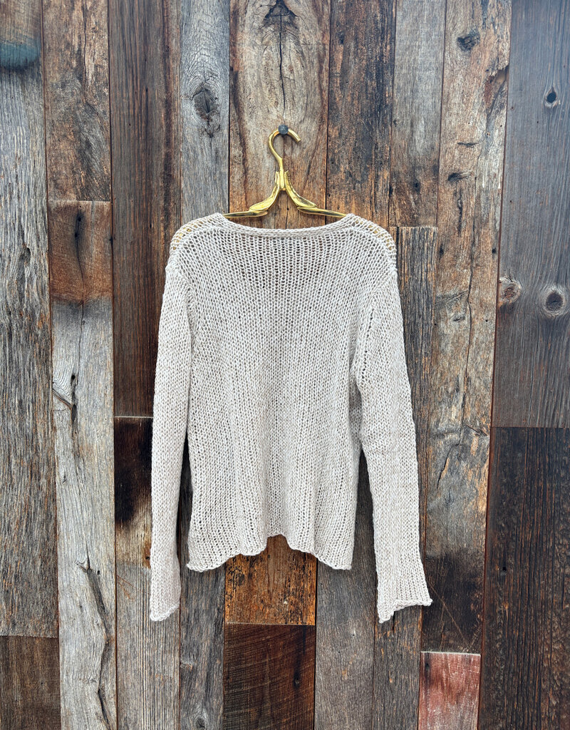 Wooden Ships Wooden Ships Georgie V Chunky Pure Snow/Khaki Marl