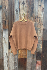 It Is Well Pull On Sweater Acorn