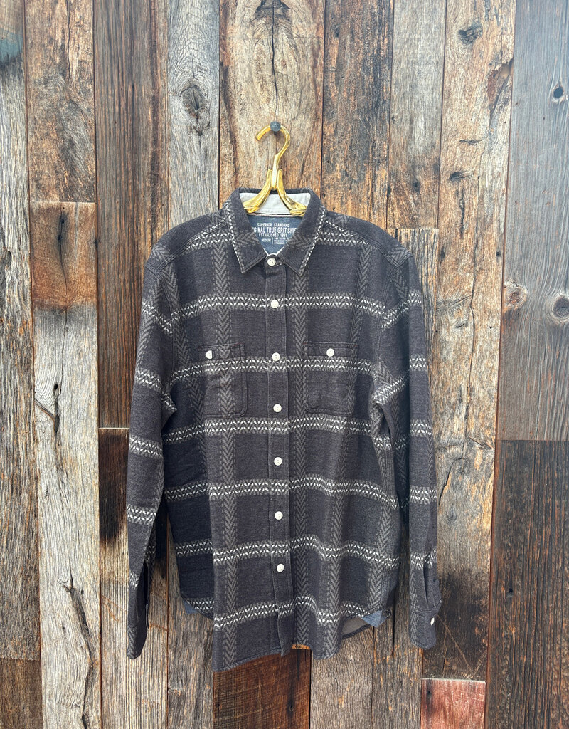 True Grit True Grit Tribal L/S 2 Pockets Shirt Black