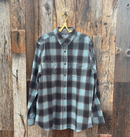 True Grit True Grit Cooper Checks L/S 2 Pocket Shirt Blue