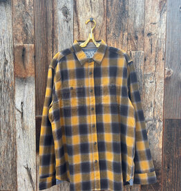 True Grit True Grit Cooper Checks L/S 2 Pocket Shirt Saddle