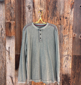 True Grit True Grit Venice Slubs L/S Henley Saddle
