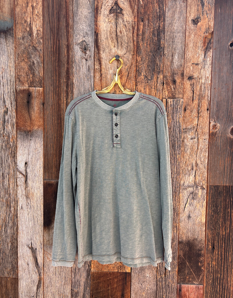 True Grit True Grit Venice Slubs L/S Henley Saddle