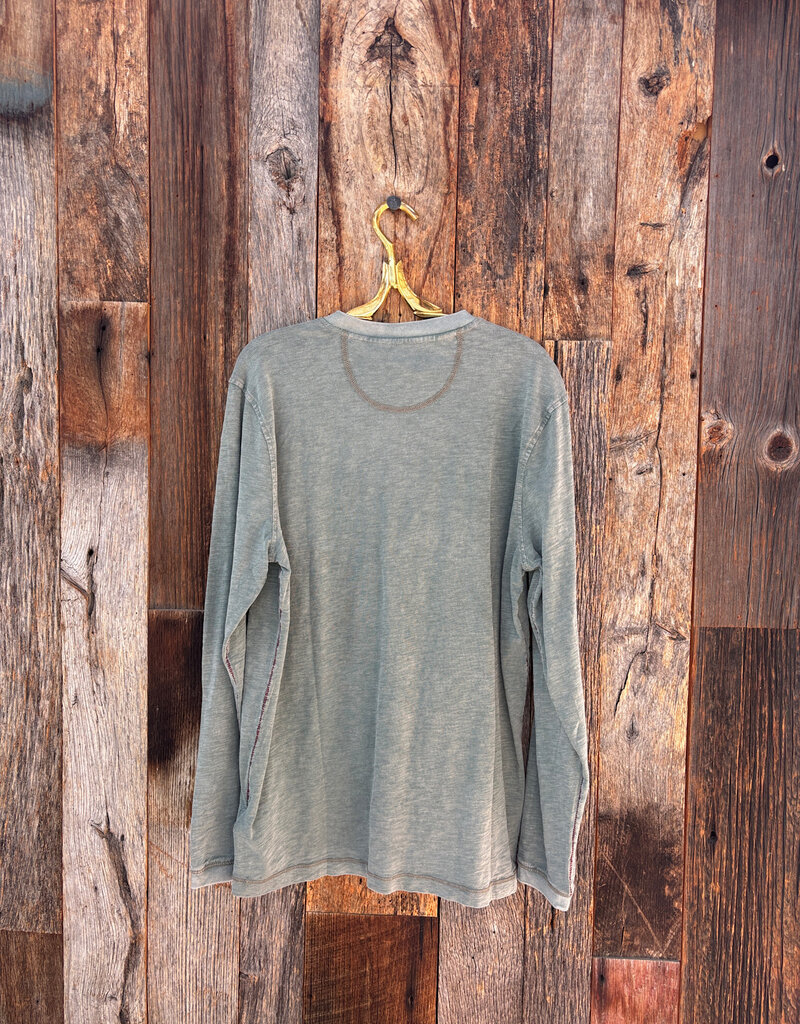 True Grit True Grit Venice Slubs L/S Henley Saddle