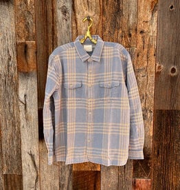 True Grit True Grit Lake Plaid L/S 2 Pocket Shirt Blue