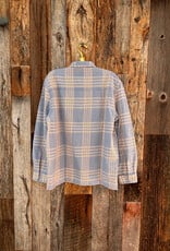 True Grit True Grit Lake Plaid L/S 2 Pocket Shirt Blue