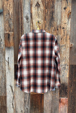 True Grit True Grit Alta Plaid L/S 2 Pockets Shirt Brown