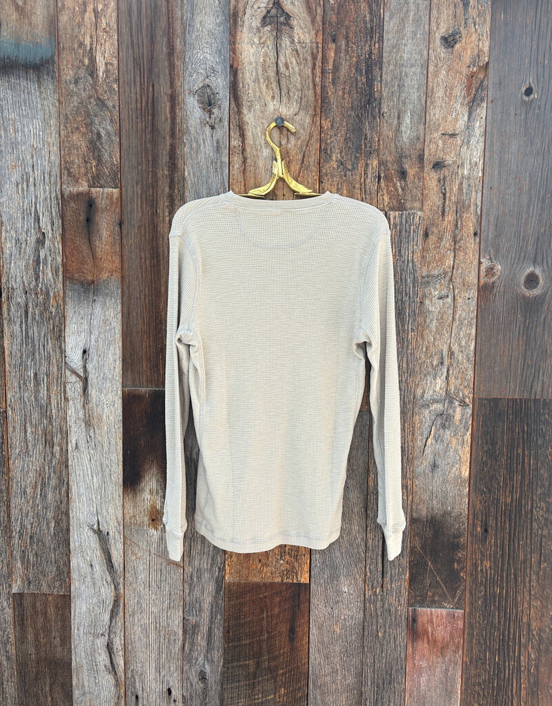 True Grit True Grit Waffle Thermal L/S Crew Smoke
