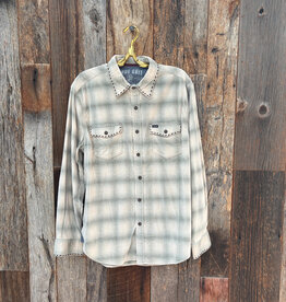 True Grit True Grit Whiskey L/S 2 Pocket Shirt Green