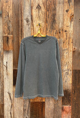 True Grit True Grit Venice Slubs L/S V-Neck Carbon