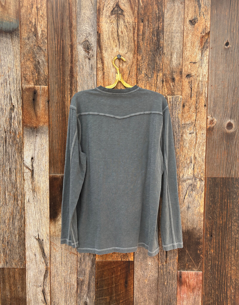 True Grit True Grit Venice Slubs L/S V-Neck Carbon