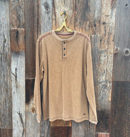 True Grit True Grit Venice Slubs L/S Henley Timber