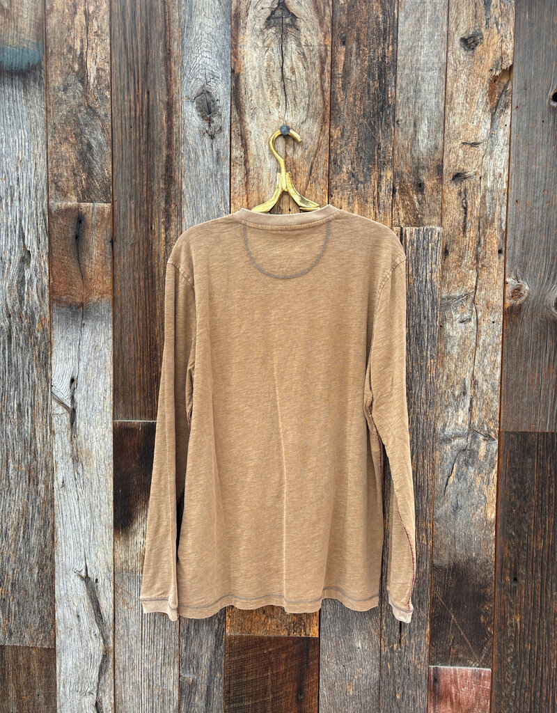 True Grit True Grit Venice Slubs L/S Henley Timber
