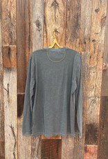 True Grit True Grit Venice Slubs L/S Henley Carbon