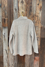 True Grit True Grit Montana Shearling 1/4 Zip Pullover Oat