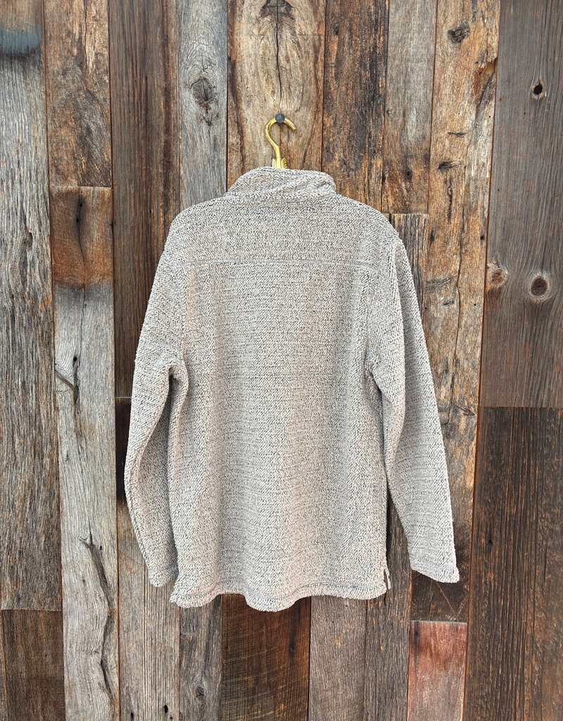 True Grit True Grit Montana Shearling 1/4 Zip Pullover Oat