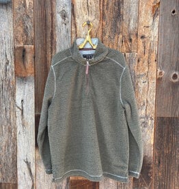 True Grit True Grit Montana Shearling 1/4 Zip Pullover Cargo
