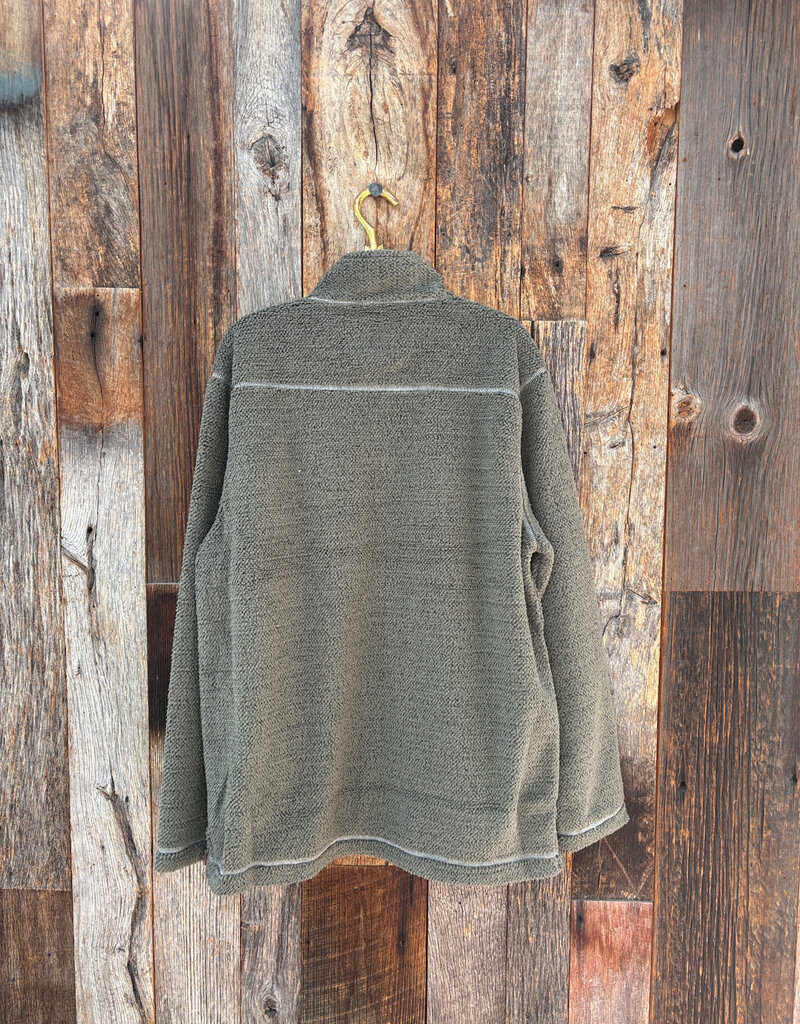 True Grit True Grit Montana Shearling 1/4 Zip Pullover Cargo