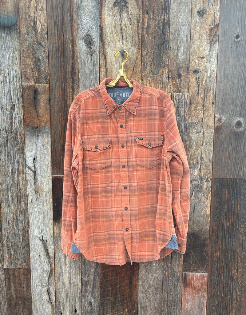 True Grit True Grit Cooper L/S 2 Pocket Shirt Rust