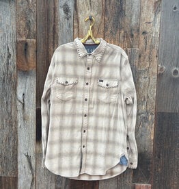 True Grit True Grit Whiskey L/S 2 Pocket Shirt Khaki